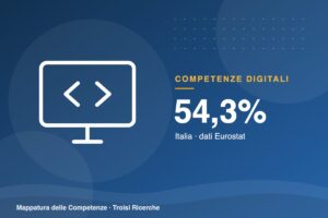 Competenze digitali: il 54,3% degli italiani ha almeno quelle di base